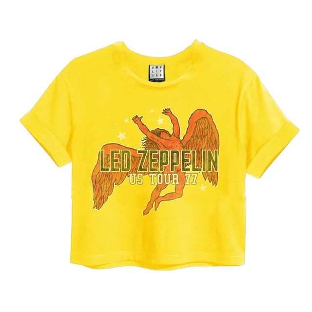 amplified-led-zeppelin-icarus-crop-top-damen-schwarz image 1