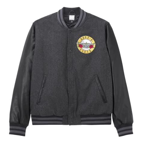 amplified-varsity-collegejacke-bandlogo-wolle-mix-gestickt image 2