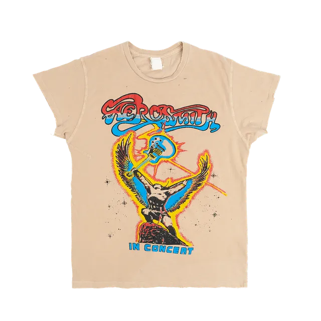 madeworn-aerosmith-in-concert-t-shirt-vintage-baumwolle image 1