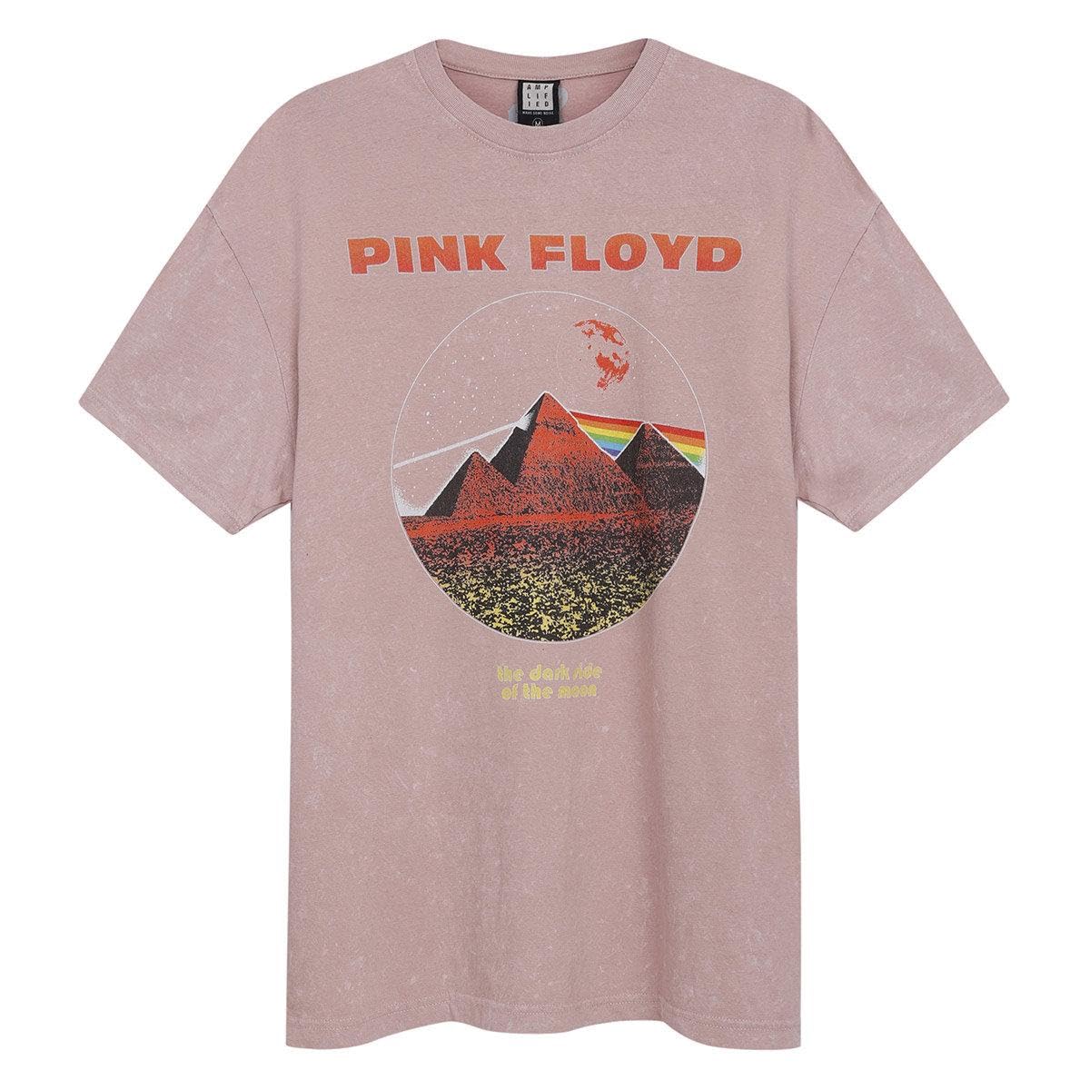amplified-pink-floyd-vintage-pyramids-t-shirt-pink-thrift image 1