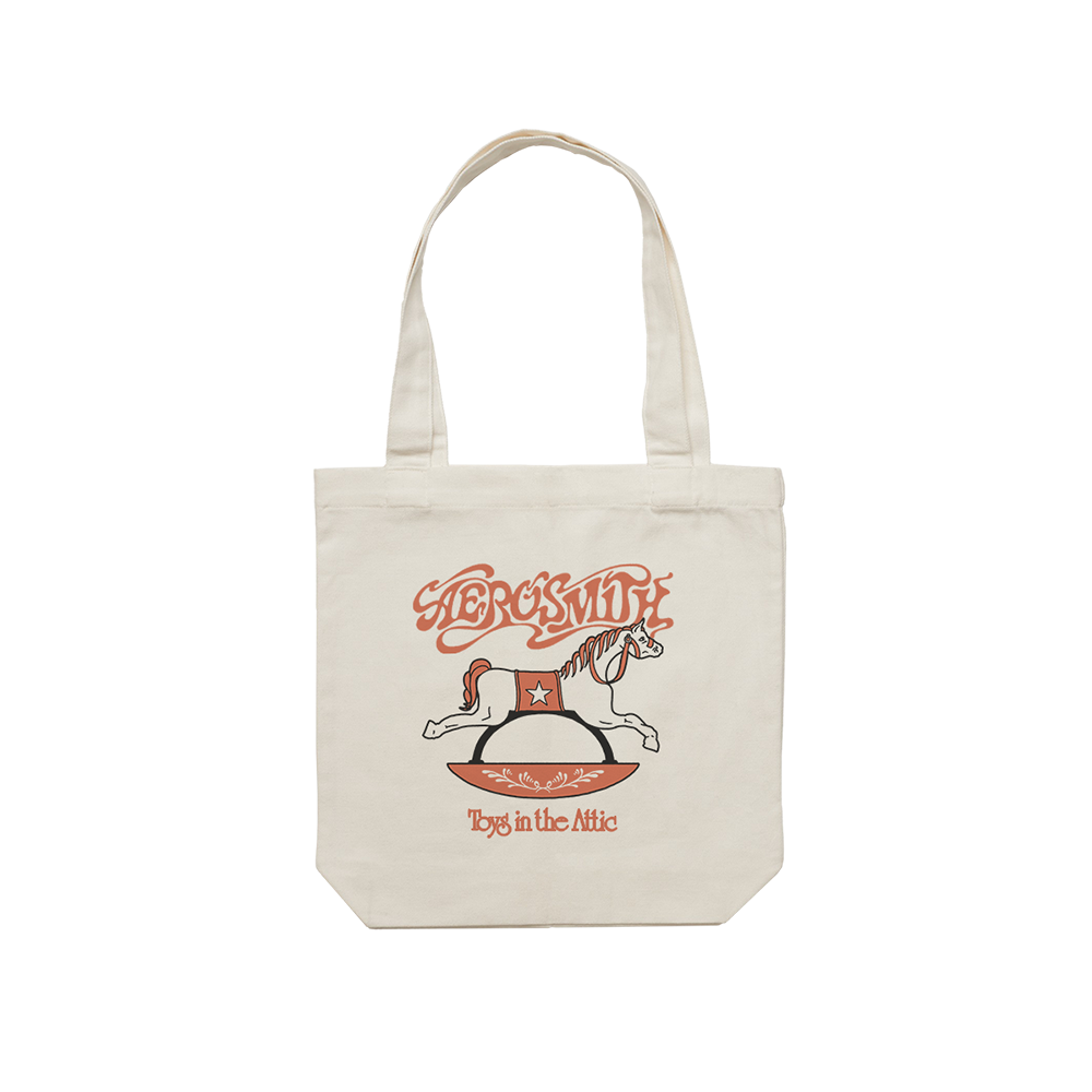 aerosmith-horse-tote-bag-stoffbeutel-natur image 1