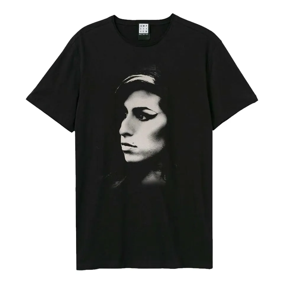 amplified-amy-winehouse-tonal-pose-t-shirt-schwarz-m image 1