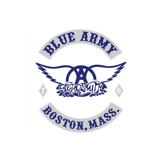 aerosmith-blue-army-sticker-aufkleber-5-zoll-blau image 1