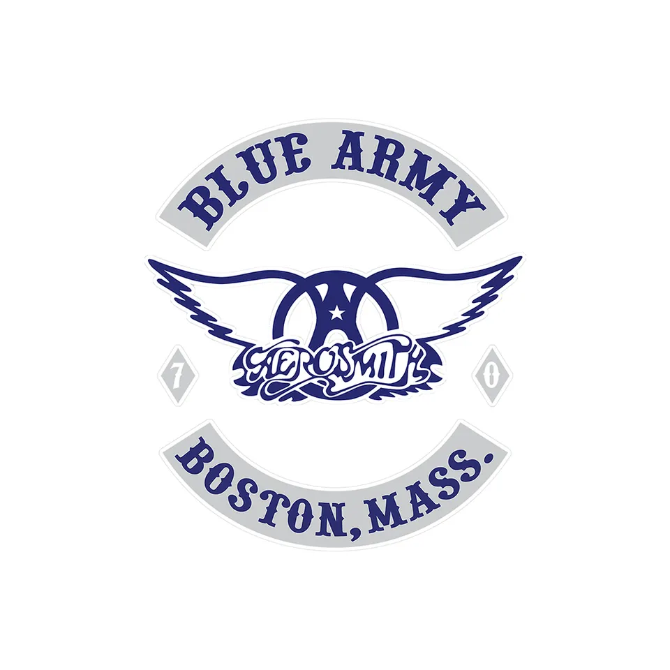 aerosmith-blue-army-sticker-aufkleber-5-zoll-blau image 1