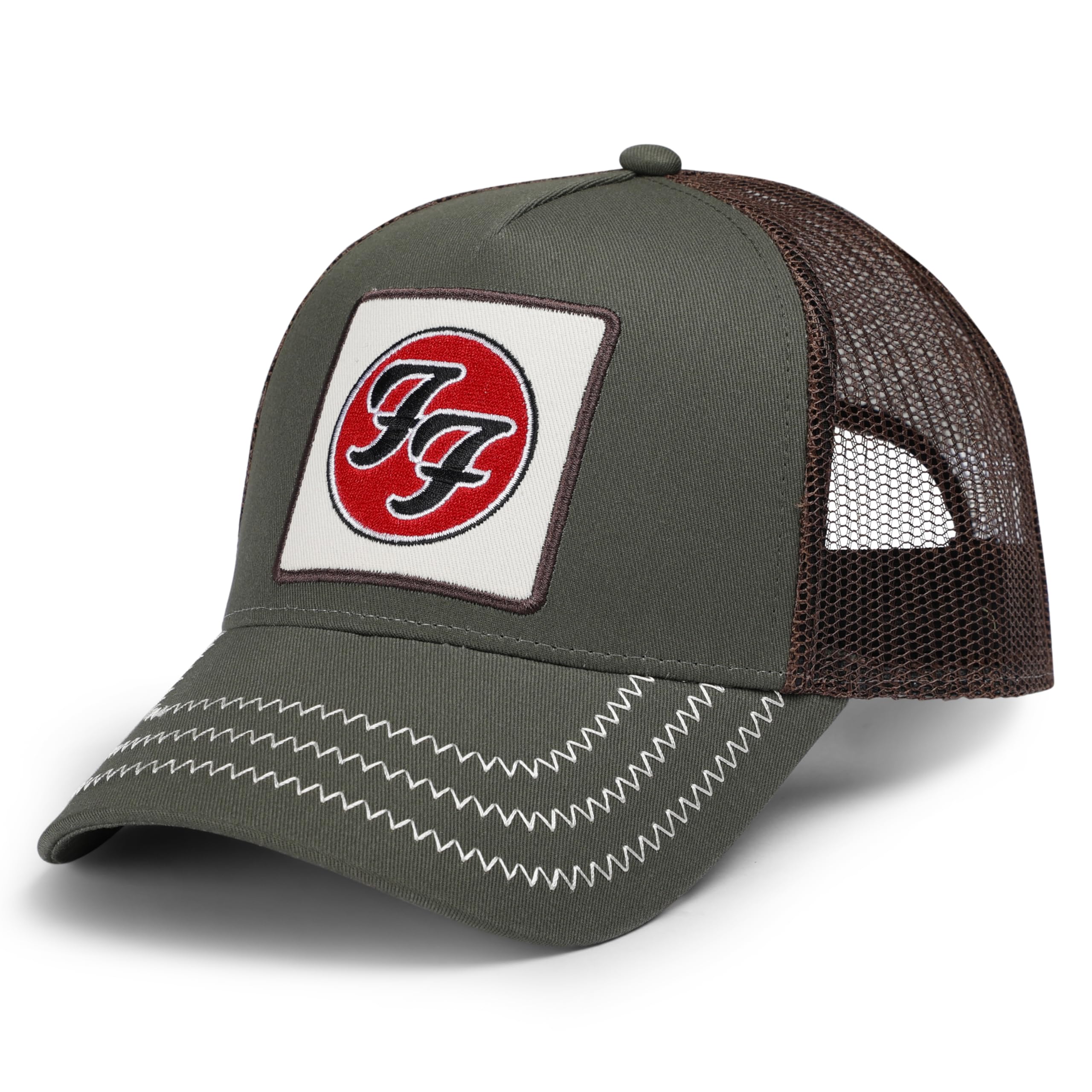 amplified-foo-fighters-trucker-cap-unisex-bunt image 1