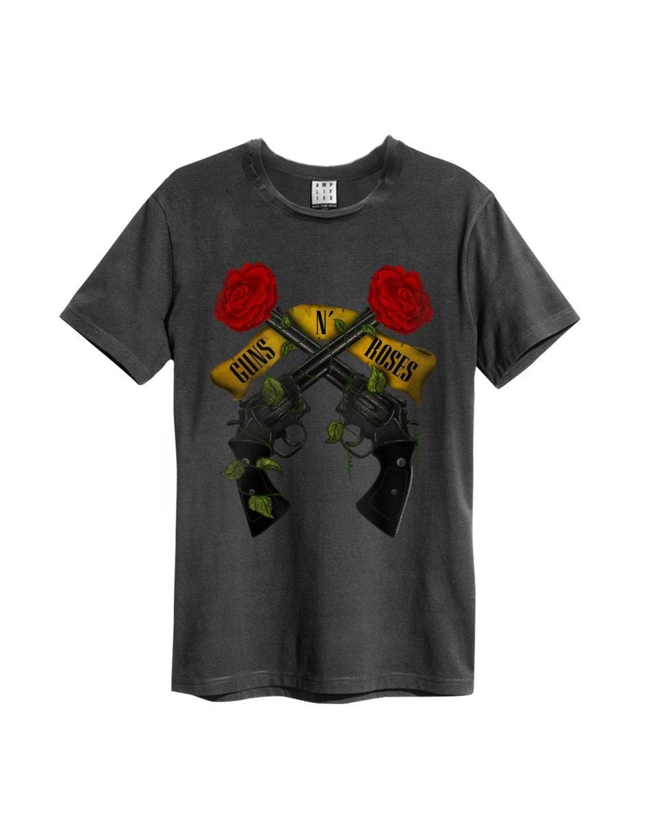 amplified-guns-n-roses-shooting-roses-t-shirt-grau-xs image 6