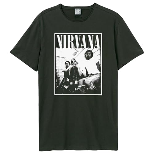 amplified-nirvana-group-shot-t-shirt-dunkelgrau-l-retro image 5