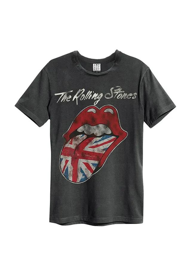 amplified-rolling-stones-uk-tongue-t-shirt-s-herren image 1