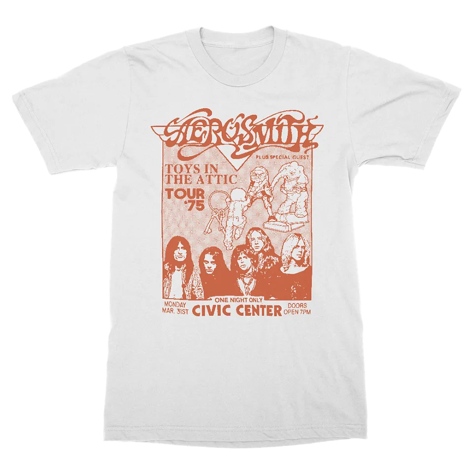aerosmith-one-night-only-t-shirt-wei-baumwolle image 1