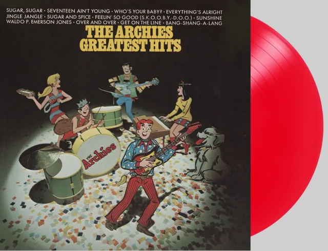 archies-greatest-hits-lp-translucent-red-vinyl-55th-anniversary image 1
