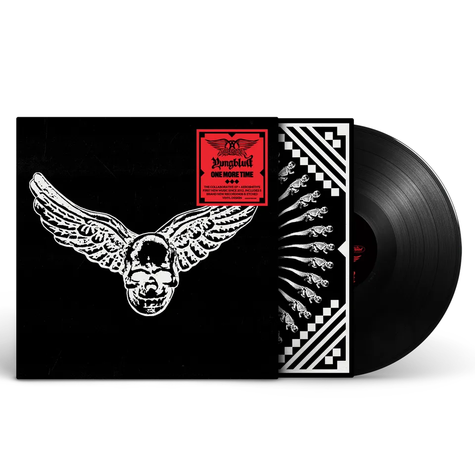 aerosmith-yungblud-one-more-time-black-vinyl-ep image 1