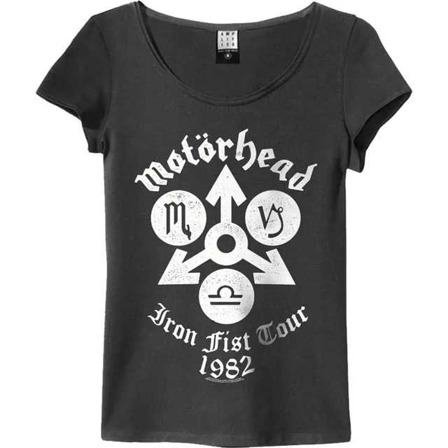 amplified-mot-rhead-iron-fist-tour-t-shirt-damen-grau-s image 1