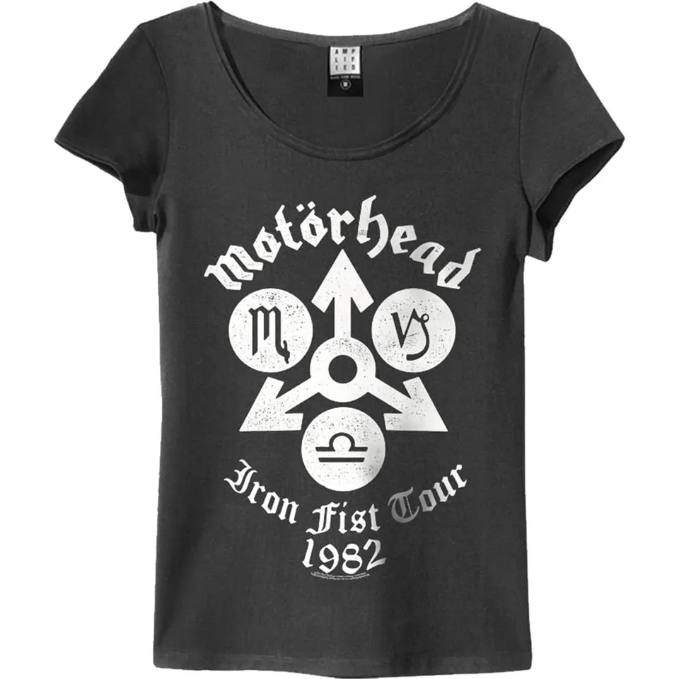 amplified-mot-rhead-iron-fist-tour-t-shirt-damen-grau-s image 1