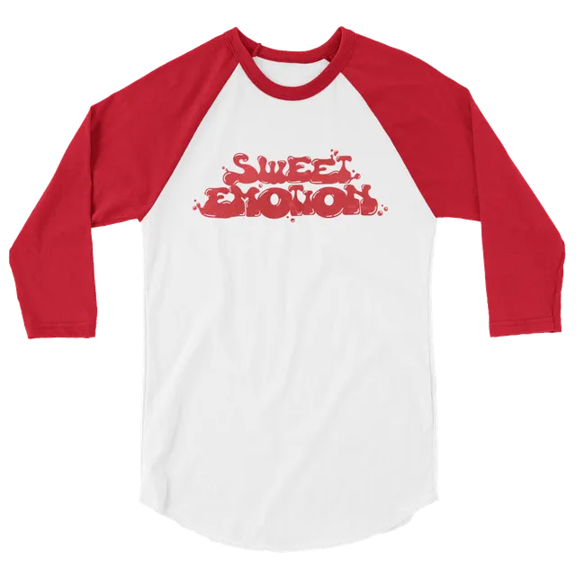 aerosmith-sweet-emotion-raglan-longsleeve-shirt-rot image 1