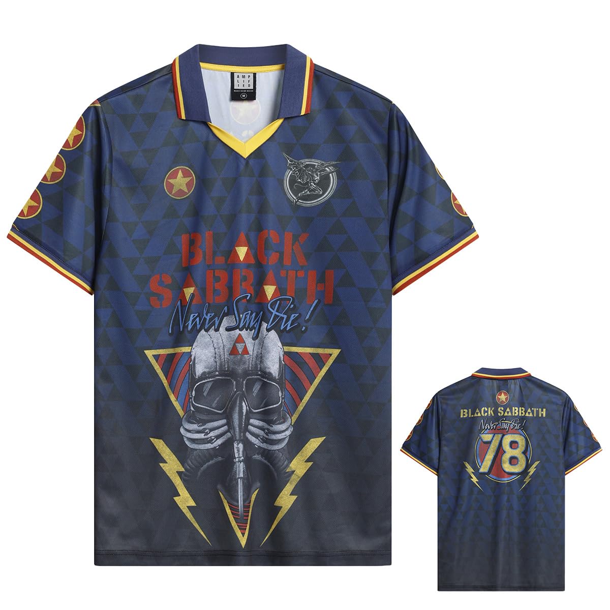 amplified-rock-fc-black-sabbath-never-say-die-trikot-xl-schwarz image 1