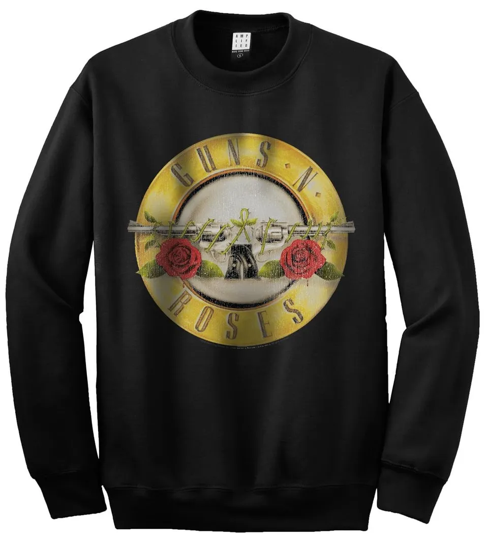 amplified-guns-n-roses-drum-hoodie-herren-schwarz image 1