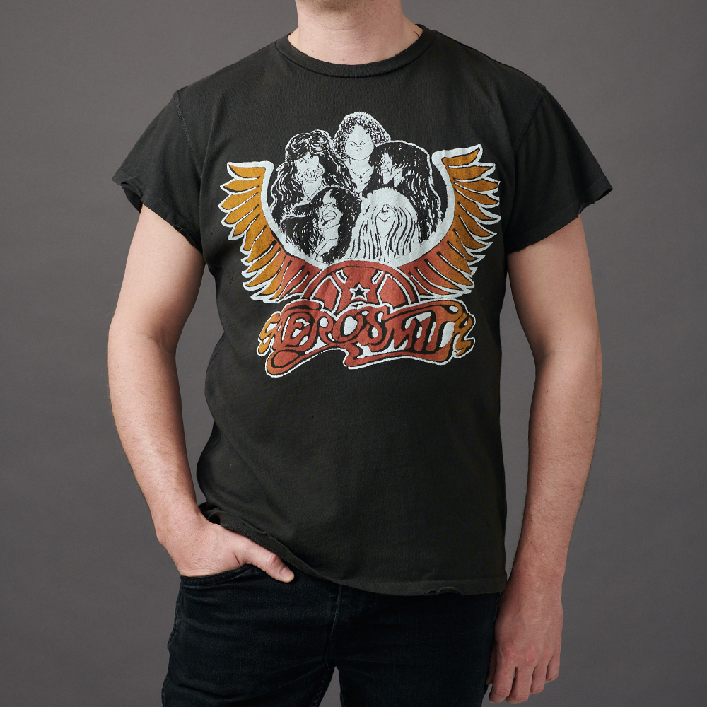 aerosmith-madeworn-drawing-t-shirt-baumwolle-unisex image 4