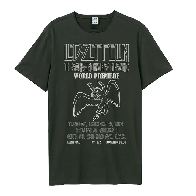 amplified-led-zeppelin-song-remains-t-shirt-gr-e-m image 1
