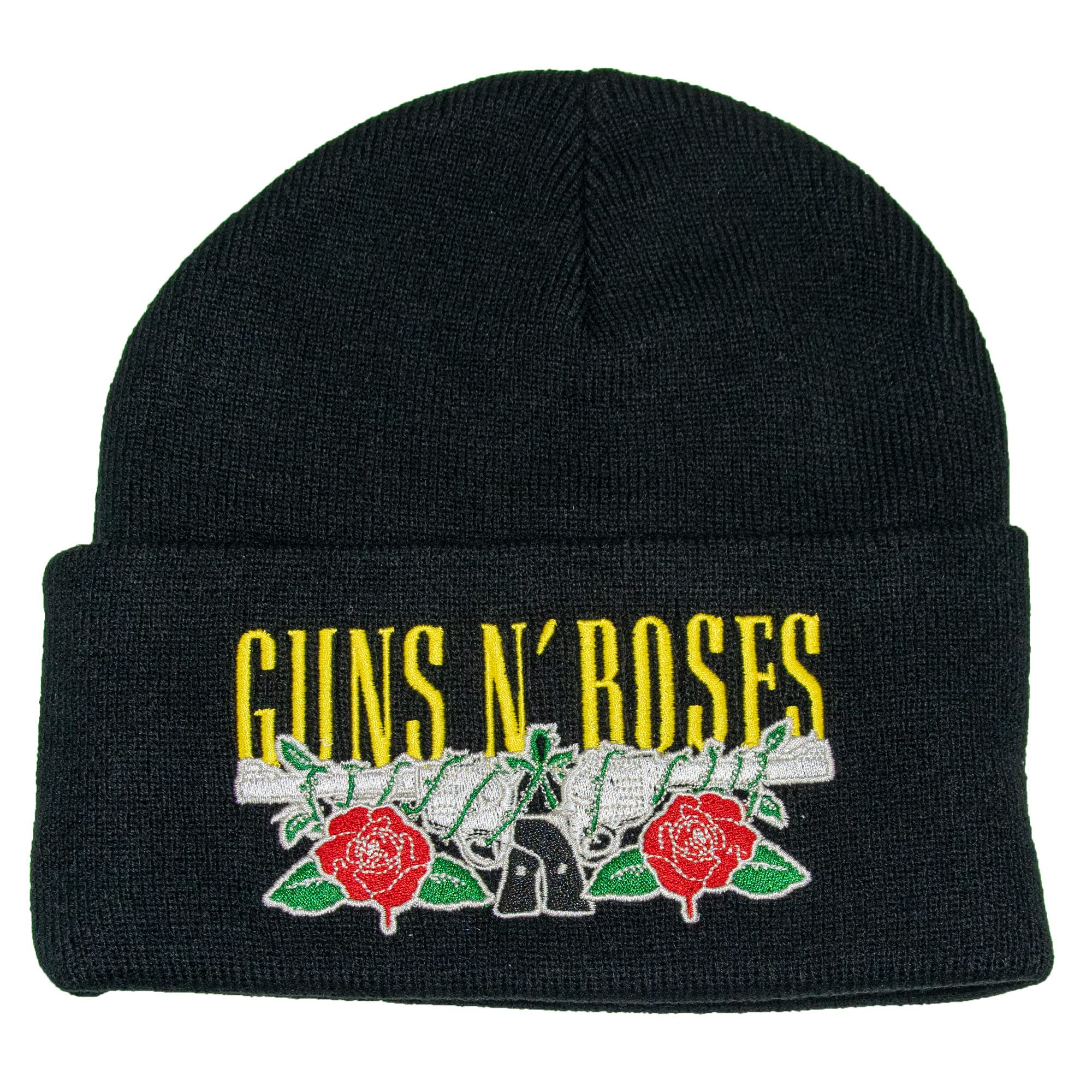 amplified-beanie-guns-n-roses-gun-crest-m-tze-schwarz image 1