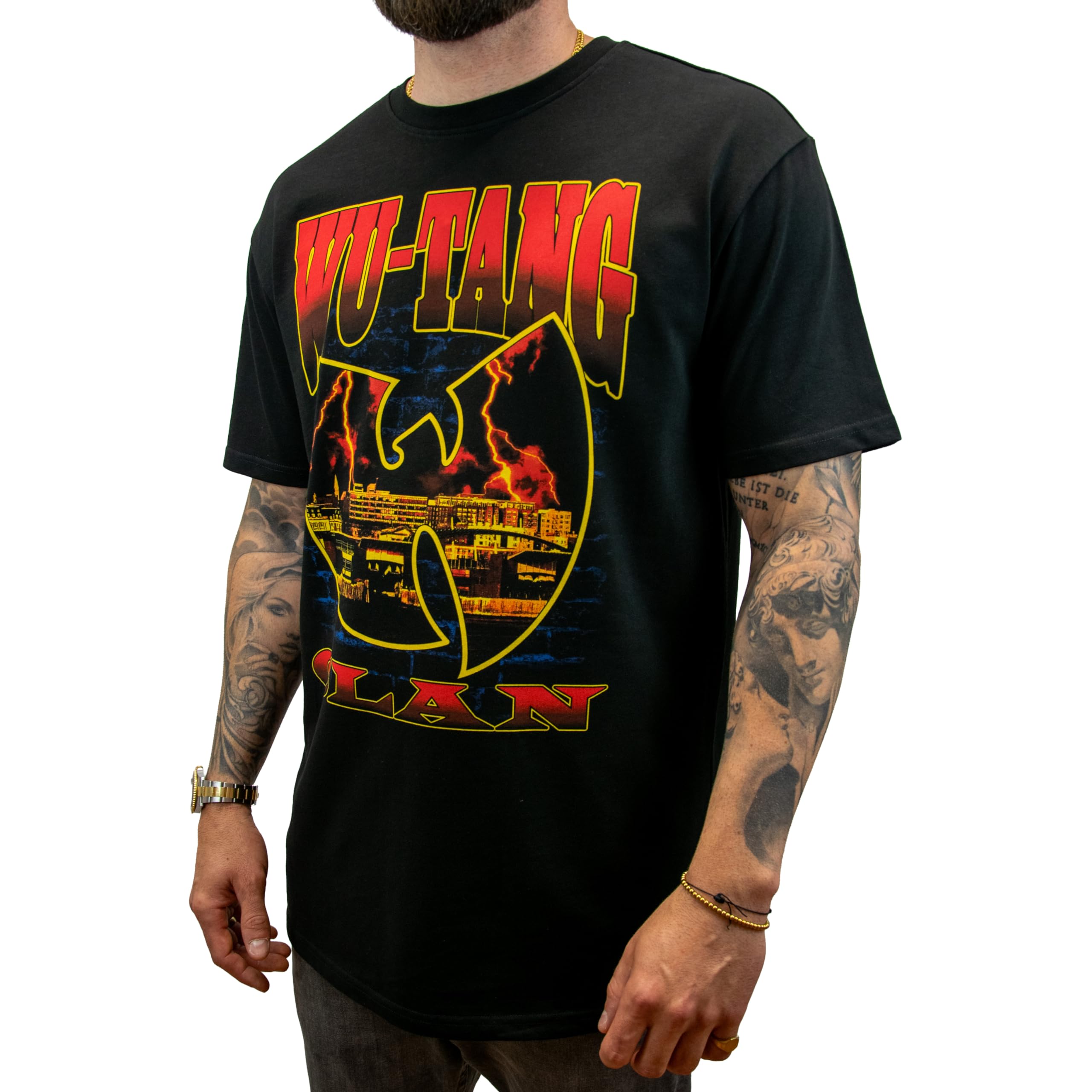 amplified-tupac-all-eyes-on-me-t-shirt-schwarz-oversized image 7