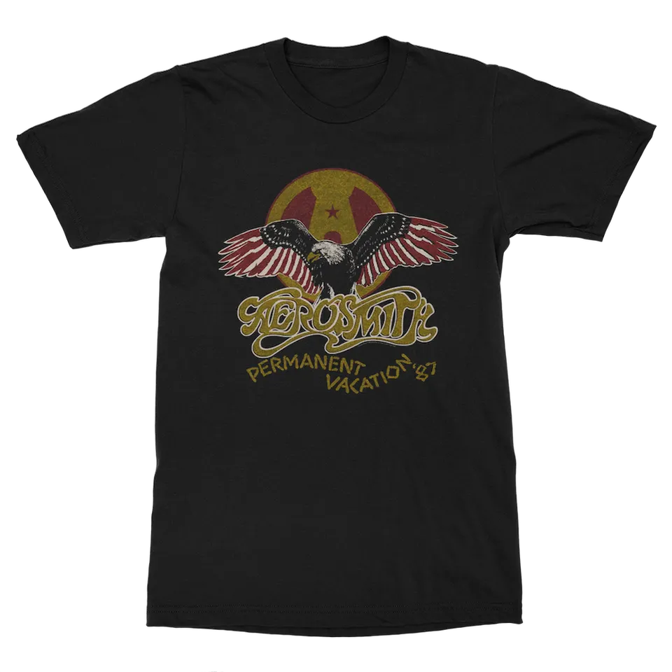 aerosmith-permanent-vacation-87-t-shirt-schwarz-gr-e-l image 1