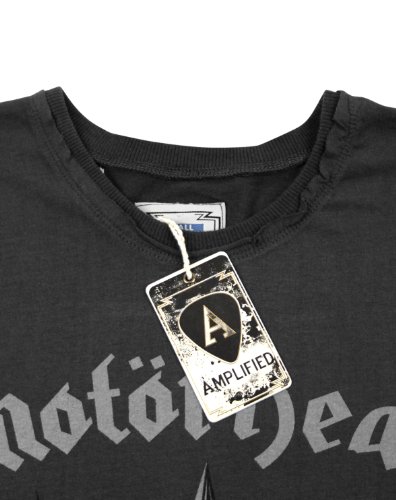 amplified-mot-rhead-england-band-t-shirt-herren-charcoal image 7