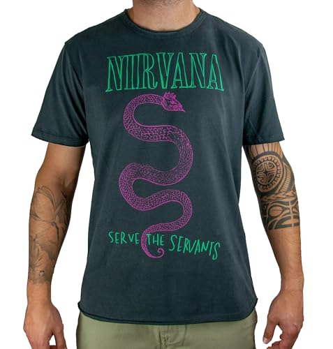 amplified-nirvana-serve-the-servants-t-shirt-l-grau image 6