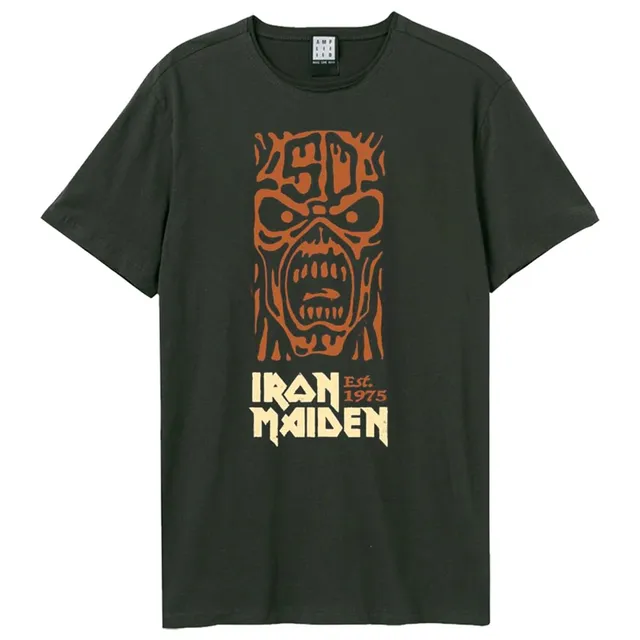 amplified-iron-maiden-50-jubil-um-t-shirt-retro-baumwolle image 1