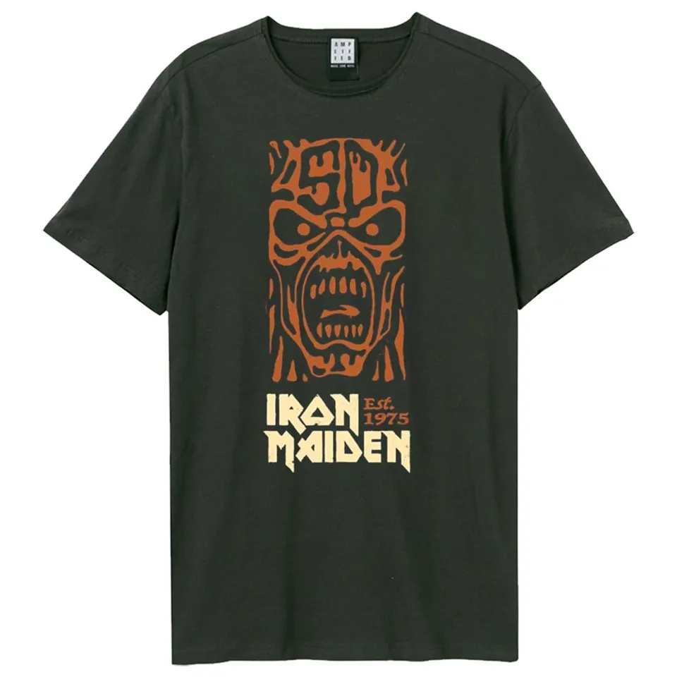 amplified-iron-maiden-50-jubil-um-t-shirt-retro-baumwolle image 1