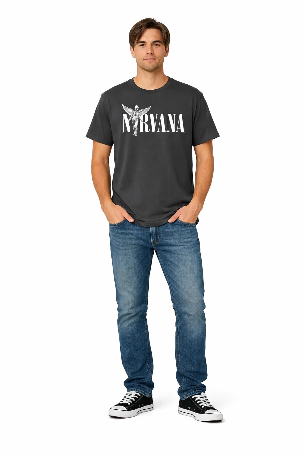 amplified-nirvana-in-utero-band-t-shirt-l-schwarz-baumwolle image 6