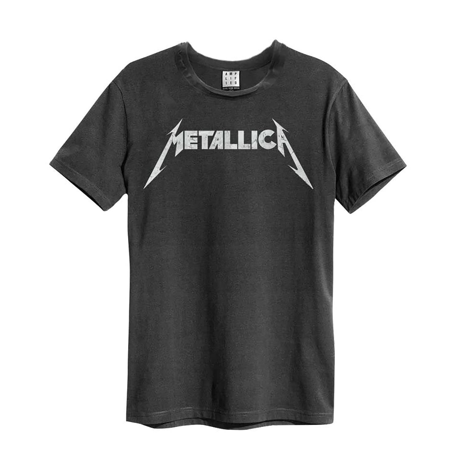 amplified-metallica-logo-t-shirt-xxl-grau-vintage image 1