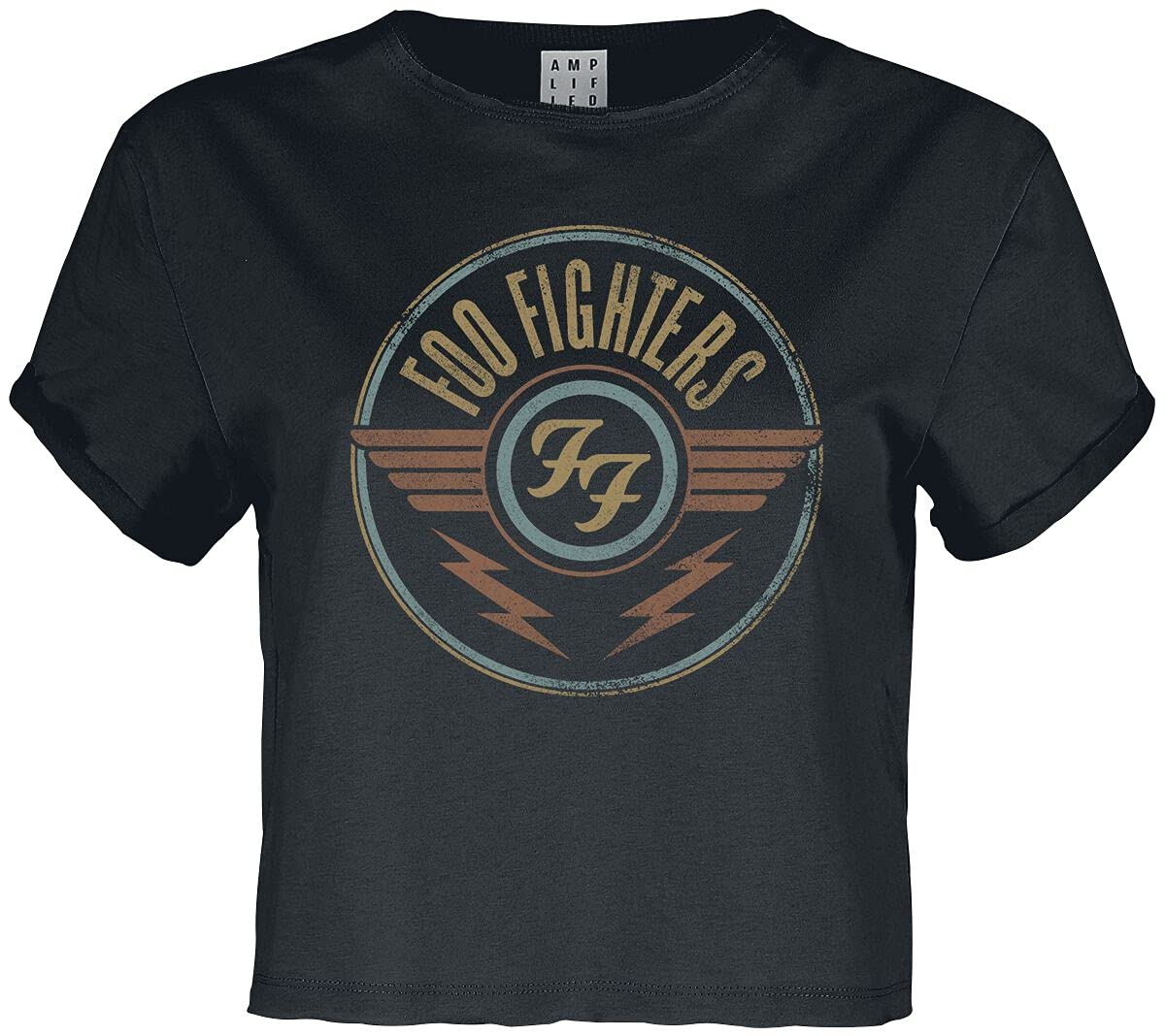 amplified-foo-fighters-air-t-shirt-damen-charcoal-s image 1