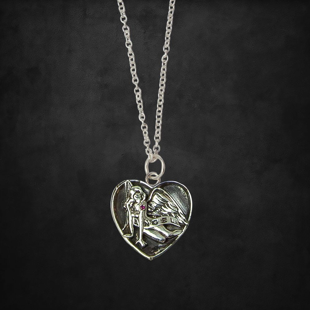 aerosmith-x-distefano-ruby-halskette-silber image 1