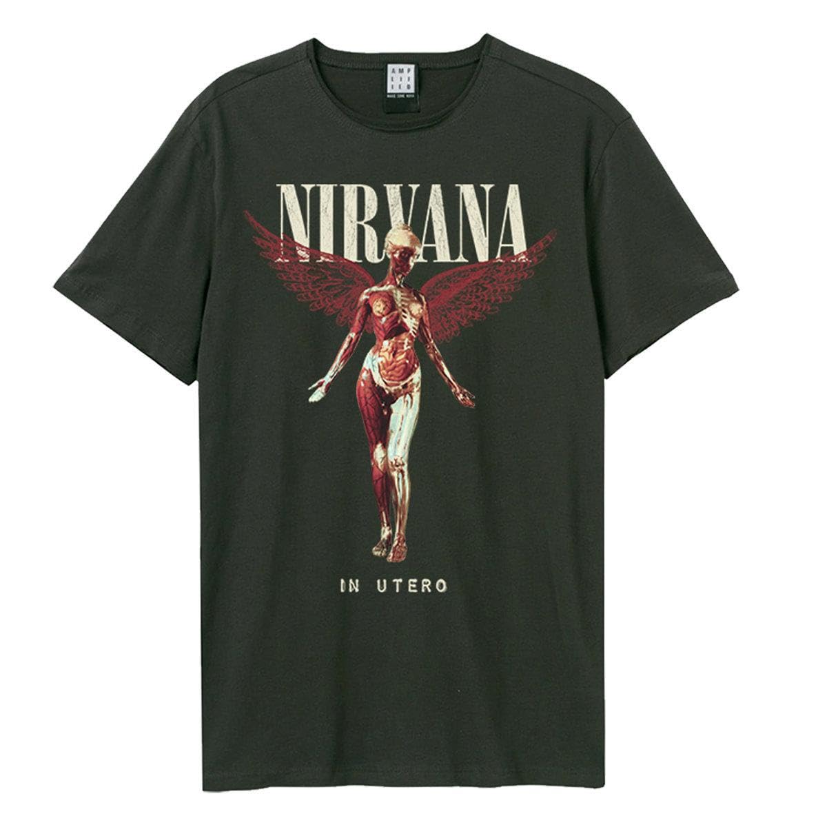 amplified-in-utero-nirvana-t-shirt-kohle-xl-baumwolle image 1