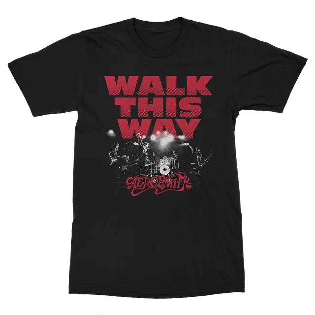 aerosmith-walk-this-way-t-shirt-schwarz-unisex image 1