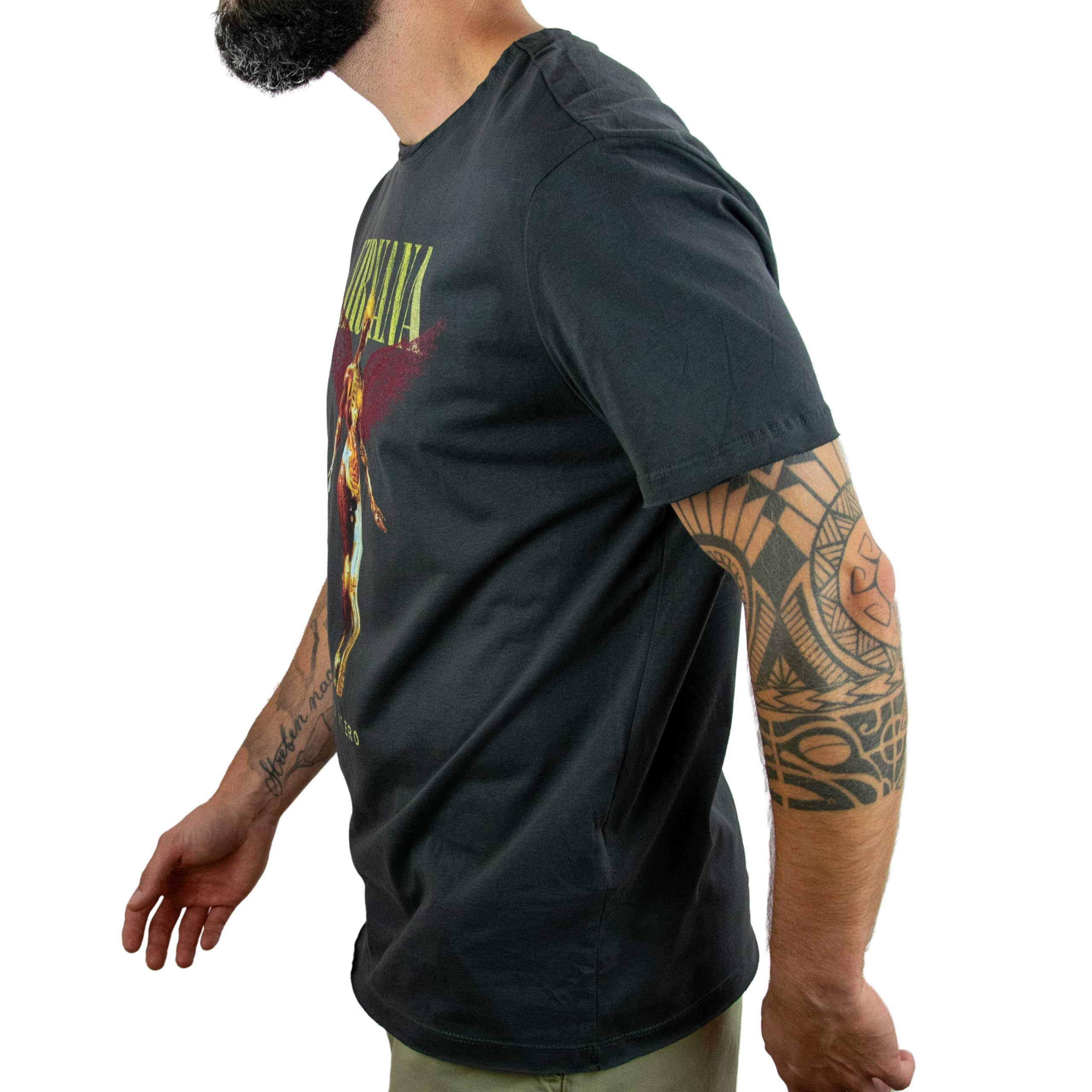 amplified-nirvana-in-utero-colour-t-shirt-l-anthrazit-vintage image 4