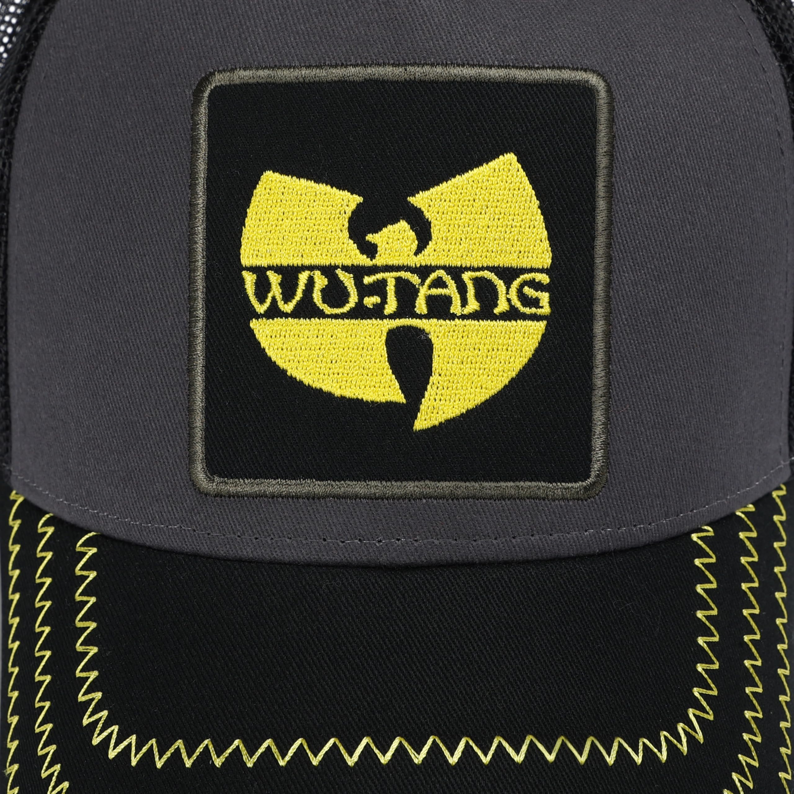 amplified-wu-tang-clan-trucker-cap-snapback-dunkelgrau image 4