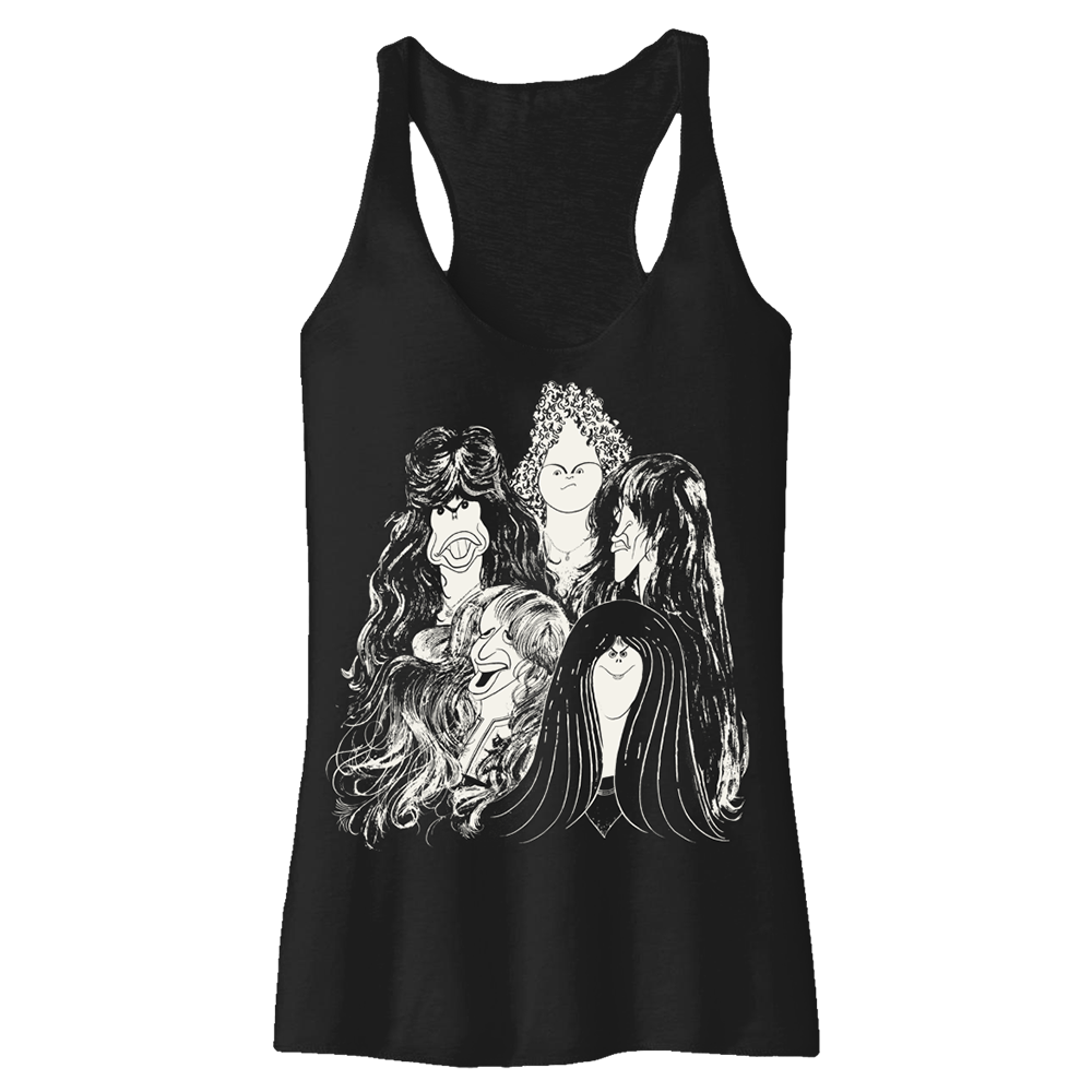 aerosmith-draw-the-line-tank-top-damen-schwarz-album-print image 1