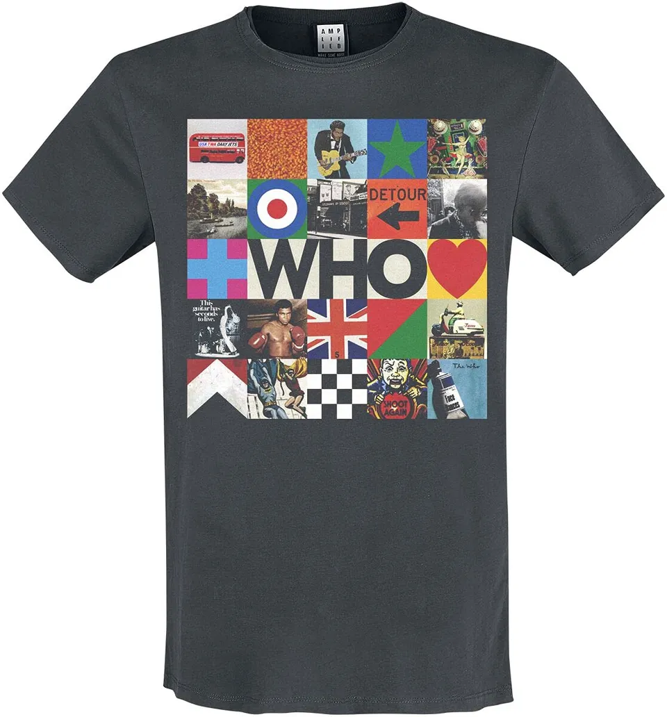 amplified-the-who-t-shirt-charcoal-xxl-herren image 1