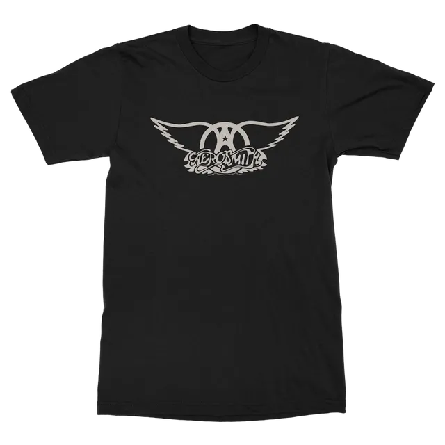 aerosmith-white-wings-t-shirt-schwarz-wei-es-logo image 1