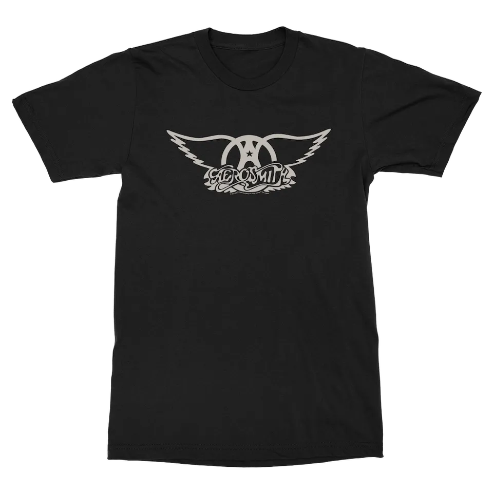 aerosmith-white-wings-t-shirt-schwarz-wei-es-logo image 1