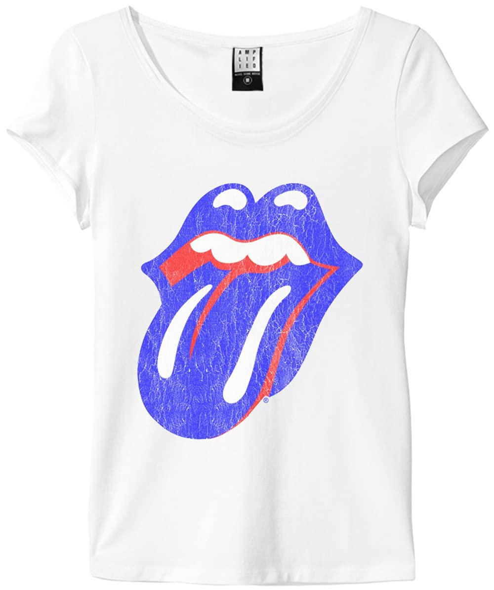 amplified-rolling-stones-blue-and-lonesome-ladies-tee-xl image 1