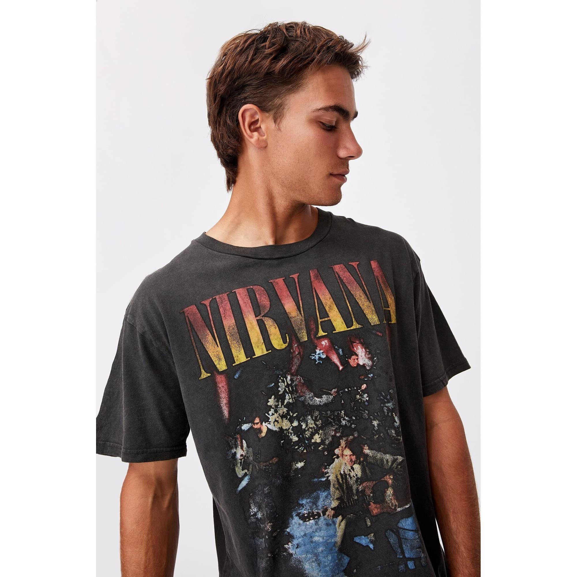 amplified-nirvana-unplugged-in-new-york-t-shirt-m-charcoal image 3