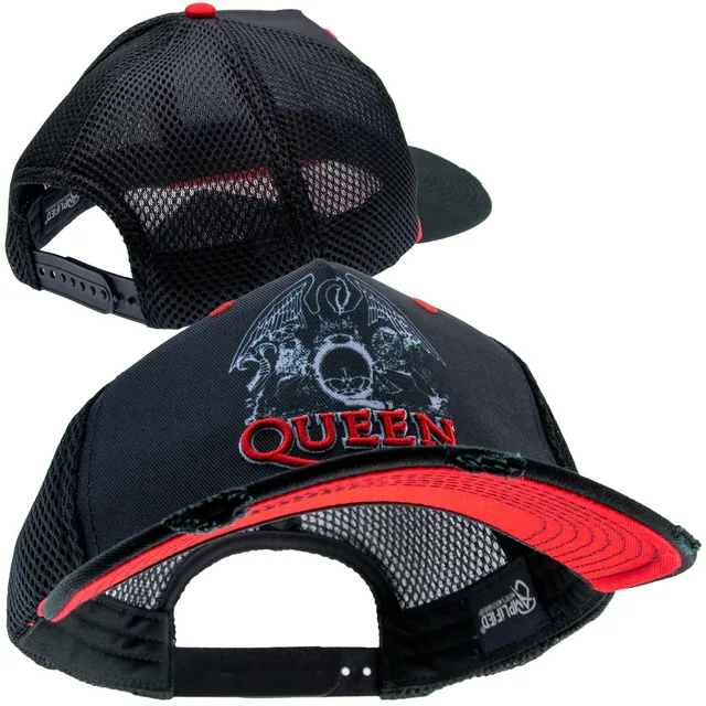 amplified-trucker-band-logo-cap-schwarz-snapback-mesh image 1