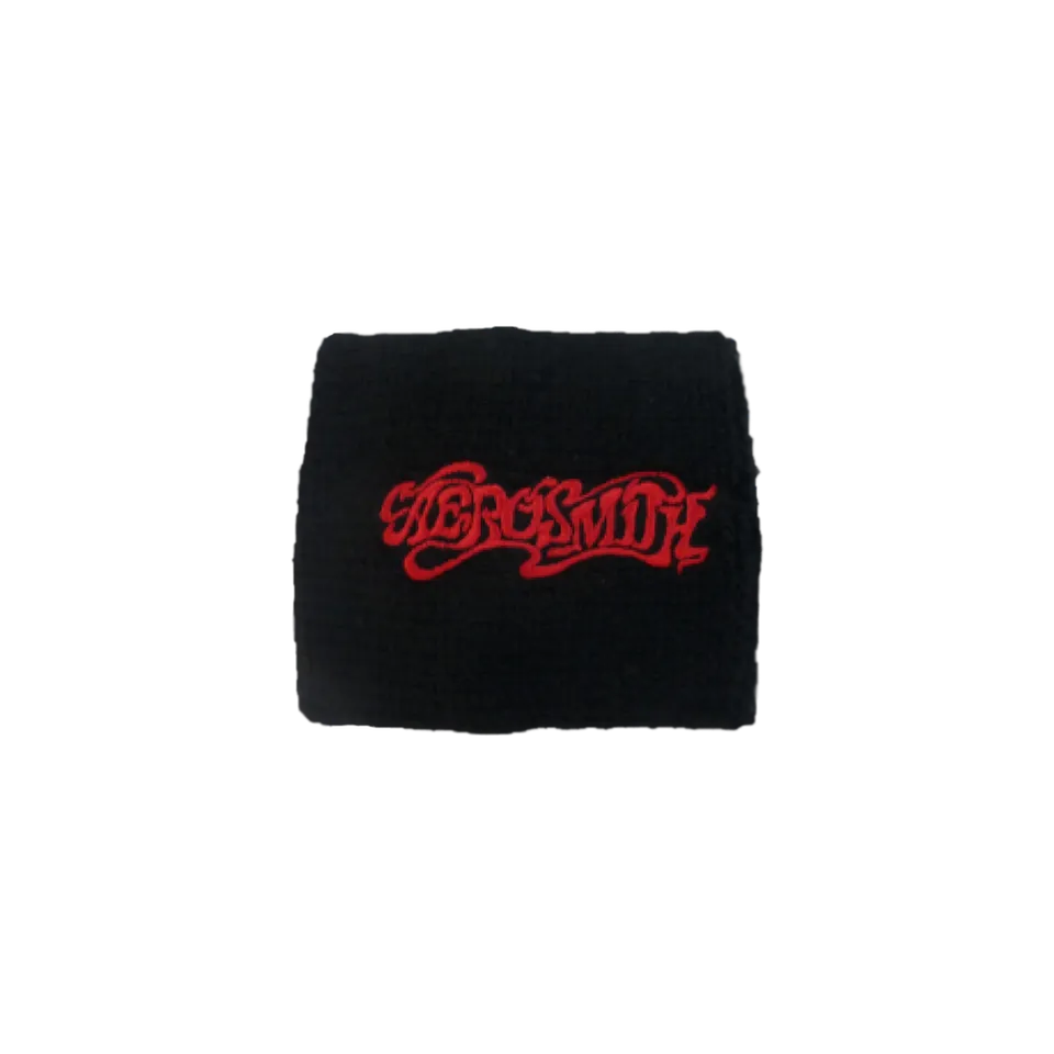 aerosmith-logo-schwei-band-handgelenk-schwarz-wristband image 1